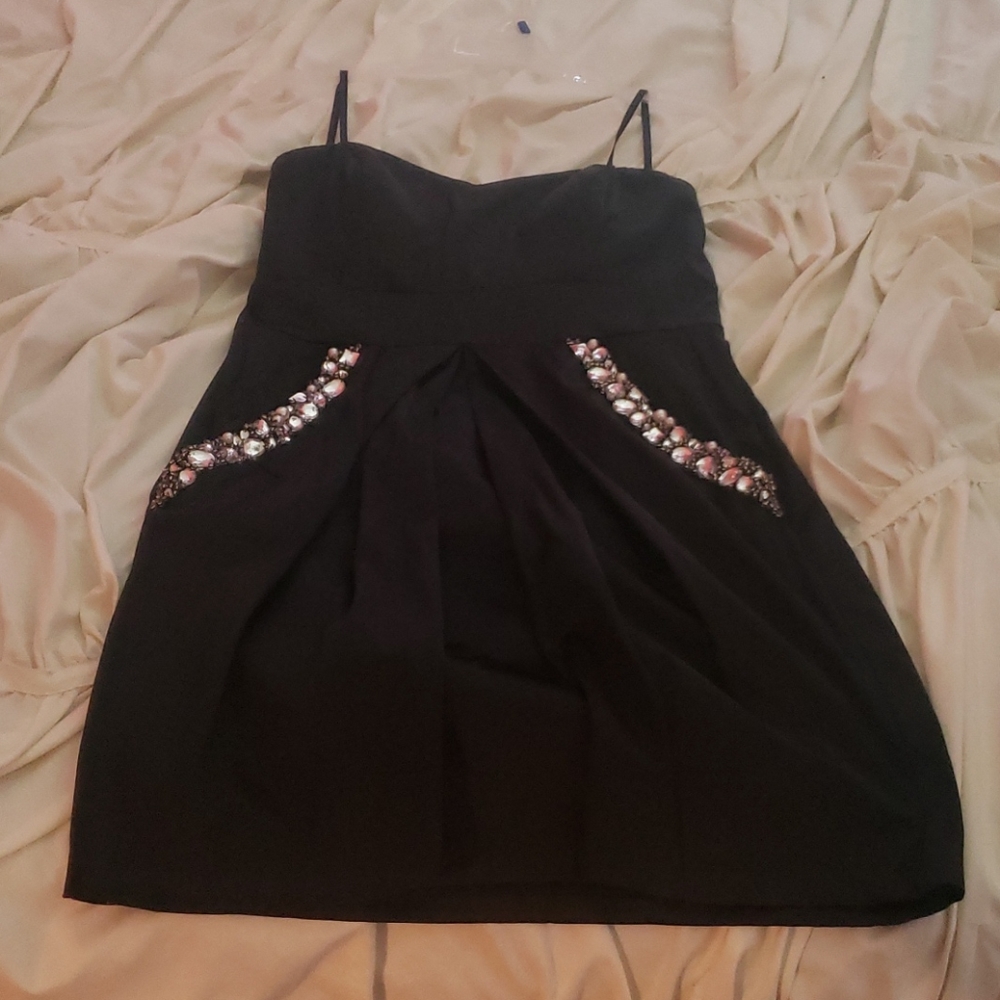 Short black dress